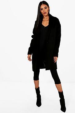 Boohoo Harriet Oversized Wool Look Coat