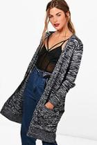 Boohoo Samantha Longline Jersey Knit Cardigan