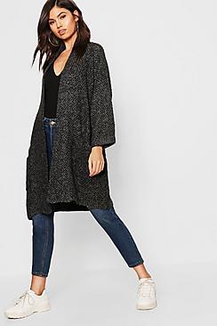 Boohoo Oversized Slouchy Pocket Front Cardigan