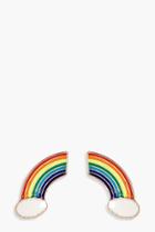 Boohoo Libby Rainbow Kitsch Earrings Multi