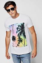Boohoo Palm Print T-shirt