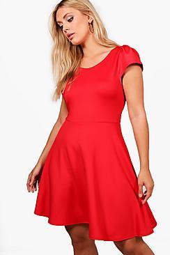 Boohoo Plus Aimee Skater Dress