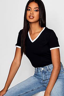 Boohoo Basic Ringer T-shirt