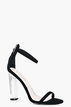 Boohoo Lizzie Clear Heel Two Part