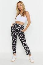 Boohoo Petite Animal Printed Tailored Trousers