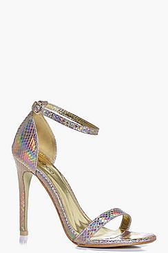 Boohoo Tegan Two Part Mermaid Effect Stiletto