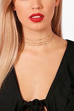 Boohoo Han Delicate Layered Chain Choker