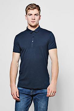 Boohoo Classic Jersey Polo T-shirt