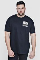 Boohoo Big And Tall New York Chest Print T-shirt