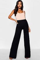Boohoo Tie Waist Pants