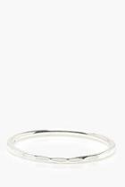 Boohoo Sterling Silver Fine Textured Ring