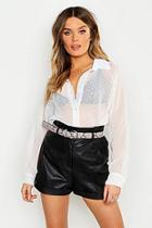 Boohoo Woven Bobby Spot Shirt