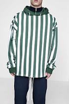 Boohoo Tyga Oversized Stripe Printed Hoodie