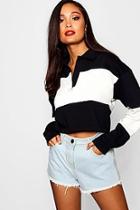 Boohoo Light Wash Fray Hem Boyfriend Shorts