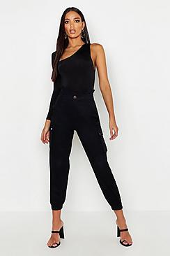 Boohoo Paperbag Waist Cargo Pocket Trouser