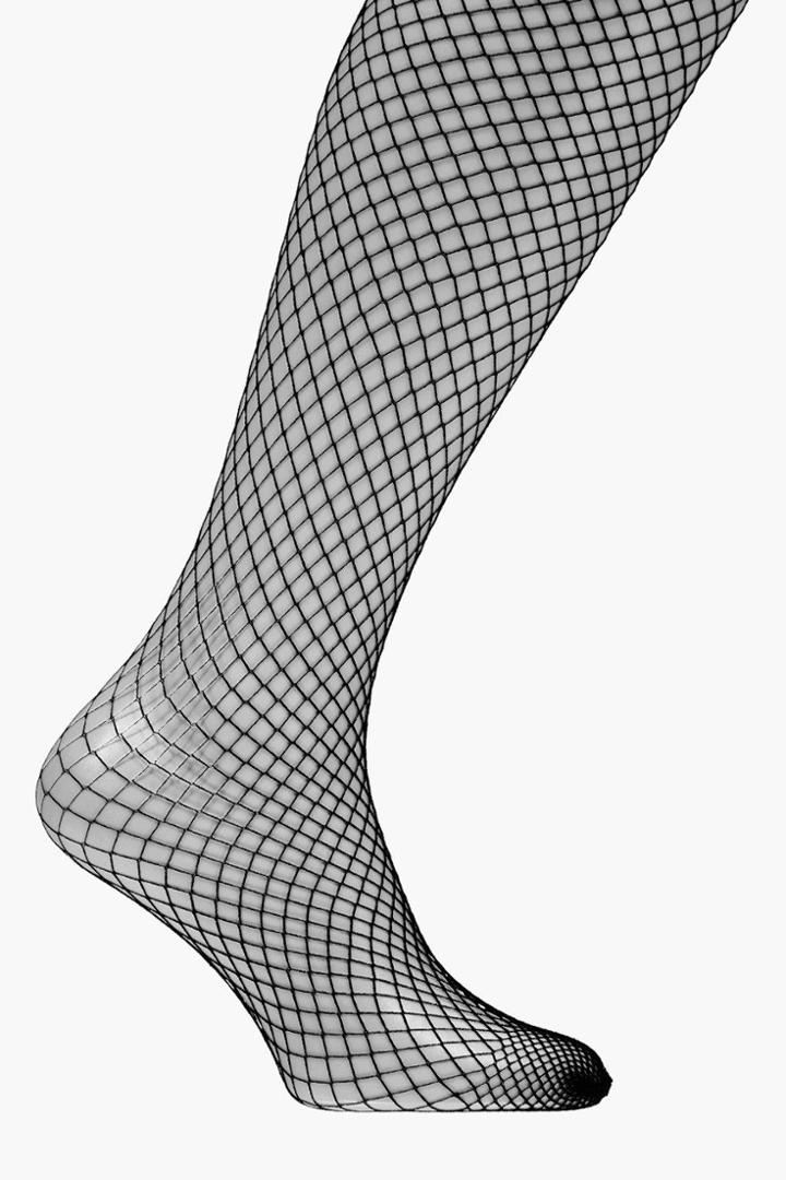 Boohoo Diana Black Fishnet Tights Black