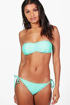 Boohoo Cape Cod Mix And Match Bandeau Top