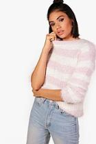 Boohoo Leah Striped Jumper