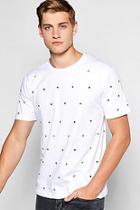 Boohoo All Over Studded T Shirt