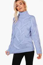 Boohoo Kerry Soft Knit Cable Jumper