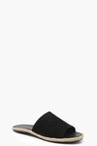 Boohoo Nicole Suede Mule Espadrille Sliders
