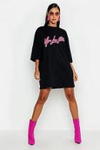 Boohoo Your Loss 3/4 Sleeve T-shirt Dress