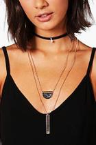 Boohoo Ellie Star And Stone Layered Choker Pack