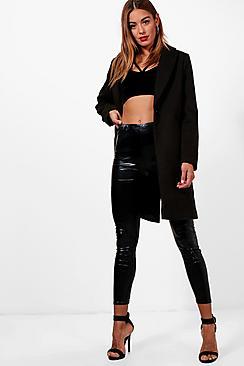 Boohoo Crombie Coat