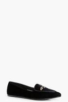 Boohoo Ella Bee Embellished Slipper Flats