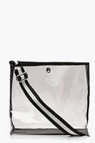 Boohoo Amy Sports Webbing Clear Beach Cross Body