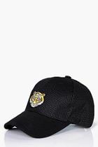 Boohoo Aleena Tiger Embroidered Cap