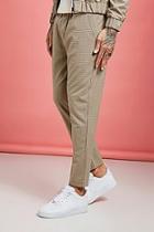 Boohoo Heritage Gingham Smart Jogger Trouser