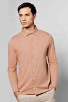 Boohoo Long Sleeve Jersey Shirts Pink