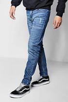 Boohoo Slim Fit Mid Blue Denim Jeans