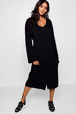 Boohoo Naomi Maxi Wrap Kimono