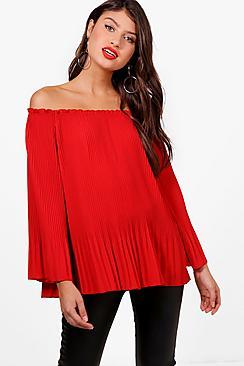 Boohoo Zoe Crinkle Blouse