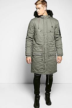 Boohoo Ma1 Utility Parka