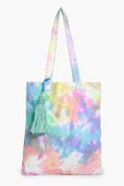 Boohoo Daisy Tie Dye Beach Bag Multi