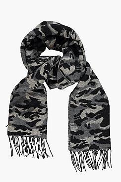 Boohoo Camoflage Scarf