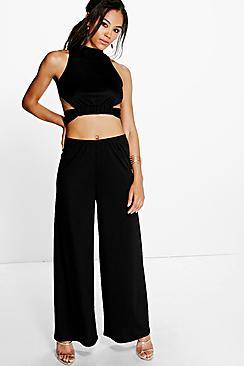 Boohoo Layla Wide Leg Trouser