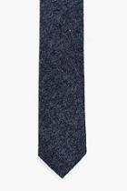 Boohoo Charcoal Brushed Skinny Tie