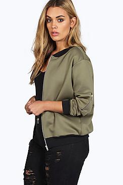 Boohoo Plus Amanda Ma1 Bomber