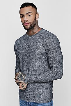 Boohoo Mini Roll Neck Marl Jumper