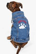 Boohoo Rex Troublemaker Dog Denim Jacket