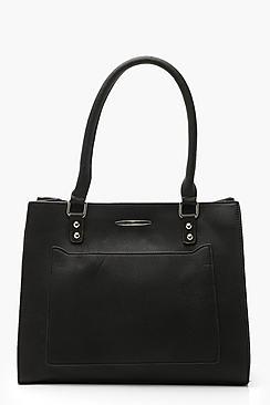 Boohoo Textured Tote Bag