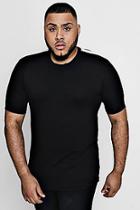 Boohoo Big And Tall Slim Fit Panelled T-shirt