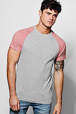 Boohoo Contrast Raglan T-shirt