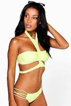 Boohoo Thailand Mix And Match Harness Bikini Top