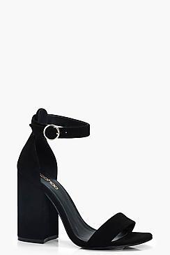 Boohoo Lily Chunky Block Heel 2 Part