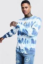Boohoo Horizontal Tie Dye Oversized Sweater